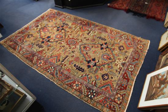 A Kazak rug, 7ft 9in by 5ft.